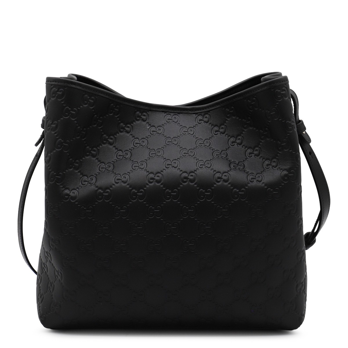 BLACK LEATHER BUCKET SATCHELS BLACK LEATHER BUCKET SATCHELS