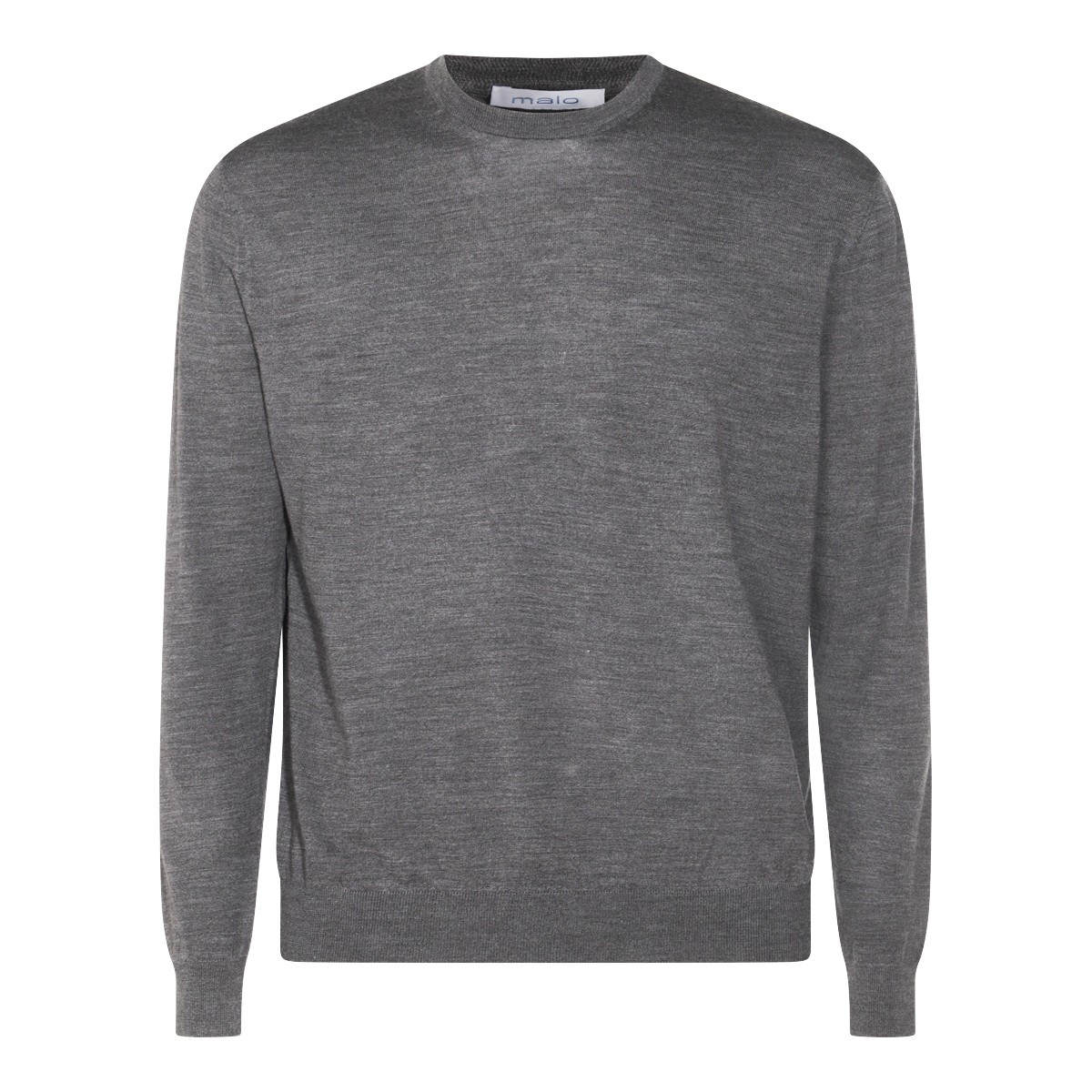 GREY WOOL KNITWEAR