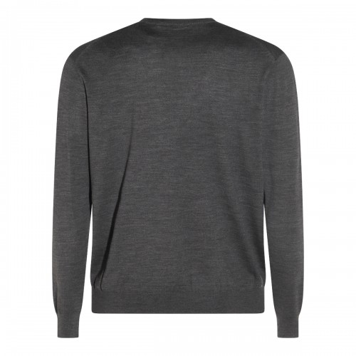GREY WOOL KNITWEAR