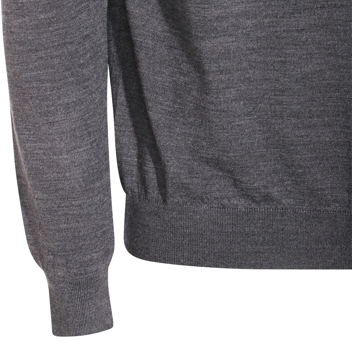 GREY WOOL KNITWEAR