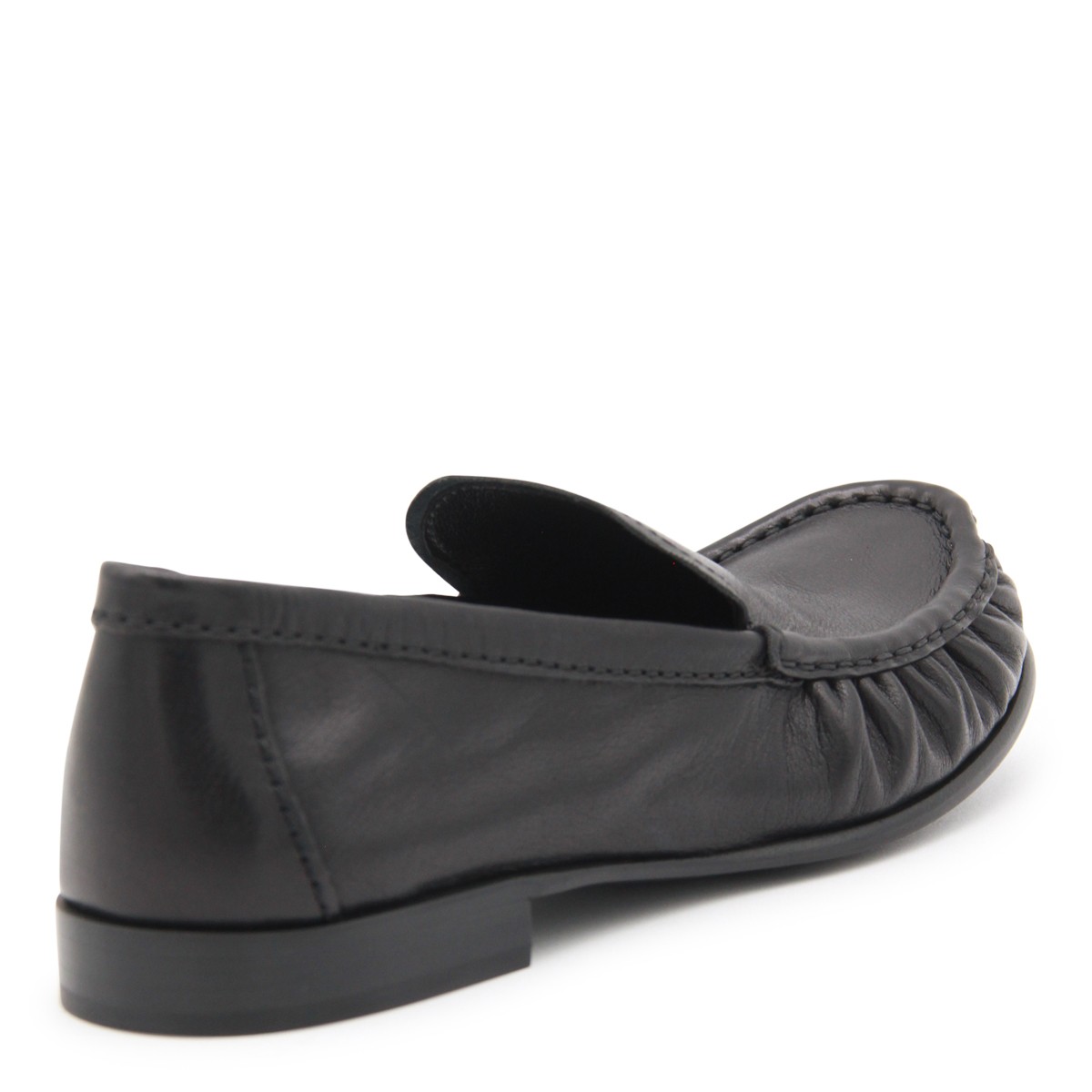 BLACK LEATHER LOAFERS BLACK LEATHER LOAFERS