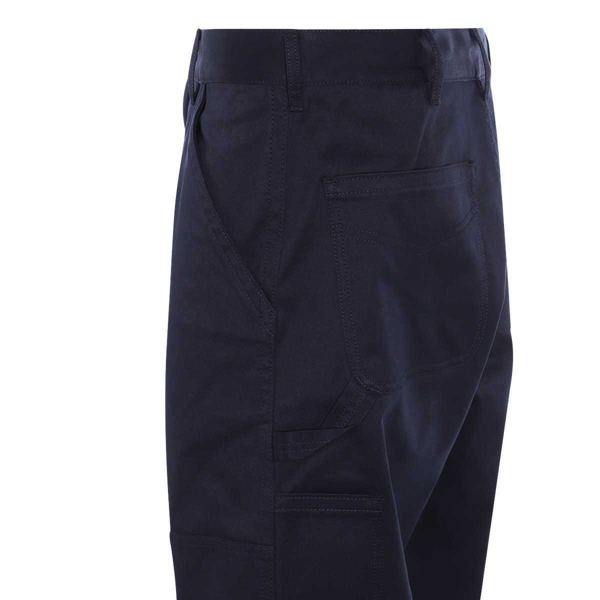 NAVY COTTON PANTS