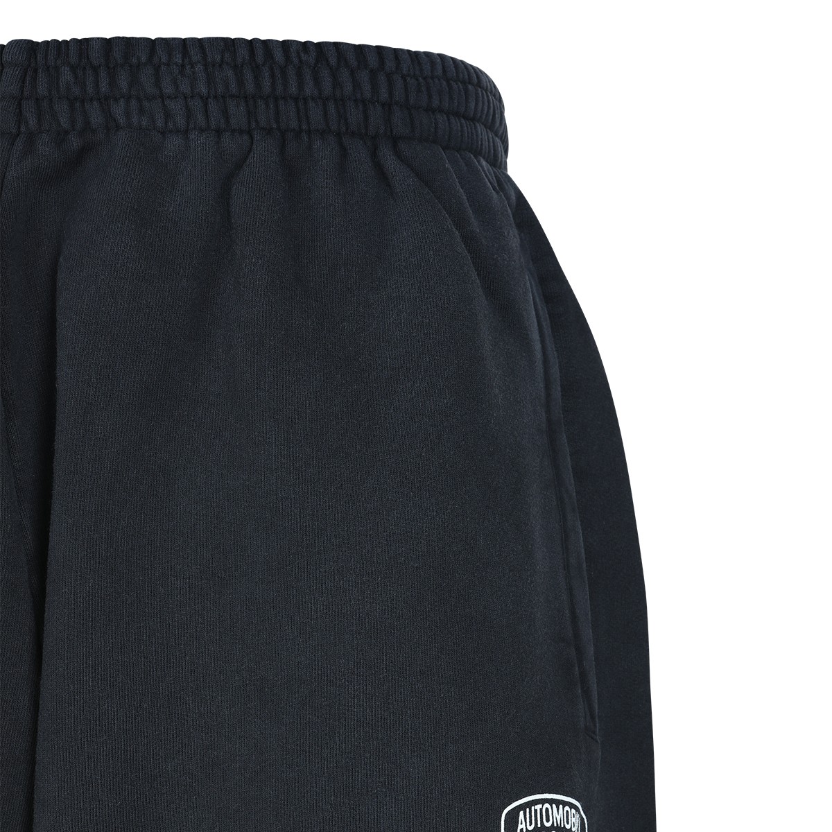 BLACK COTTON LAMBORGHINI PANTS