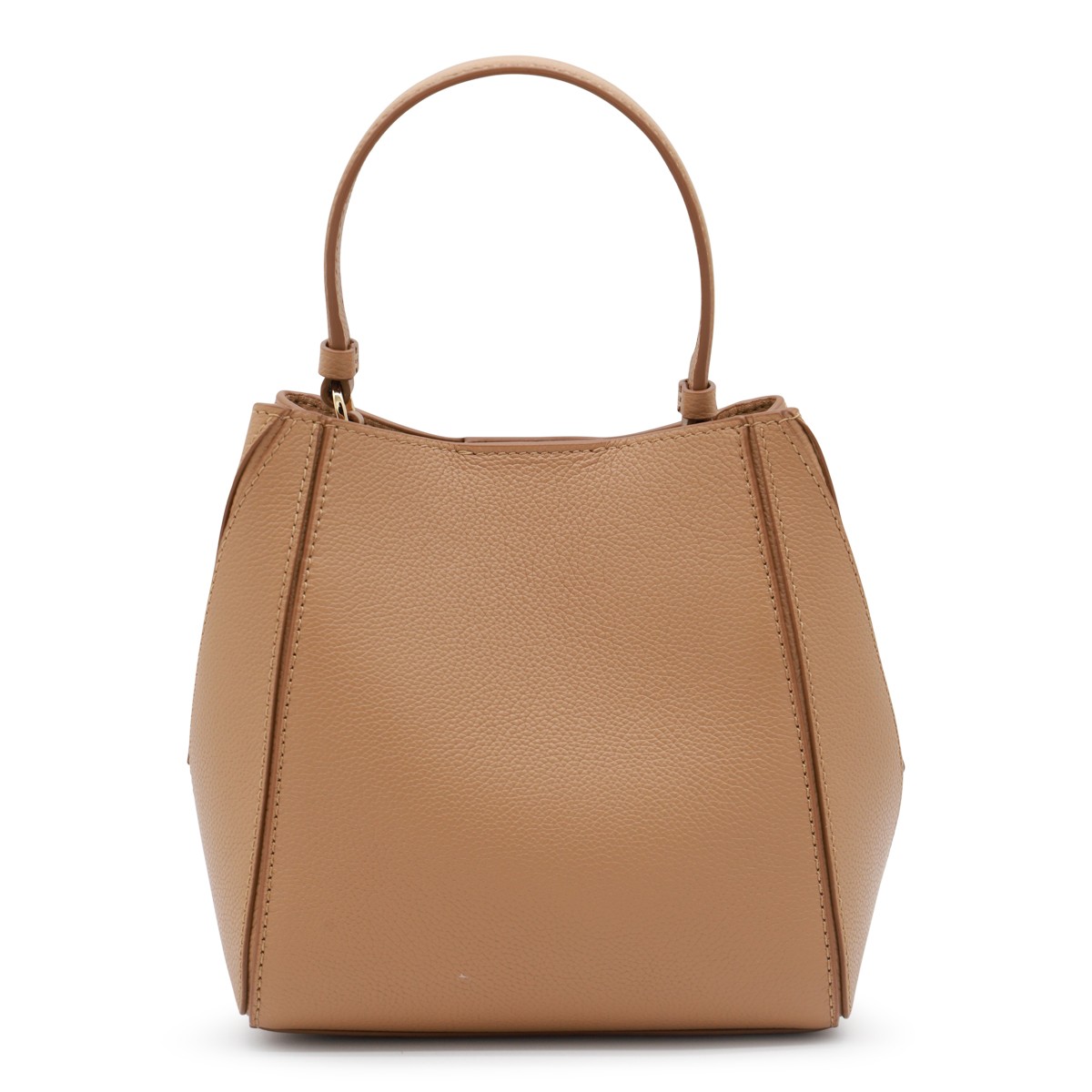 BROWN LEATHER MCGRAW SMALL SATCHEL