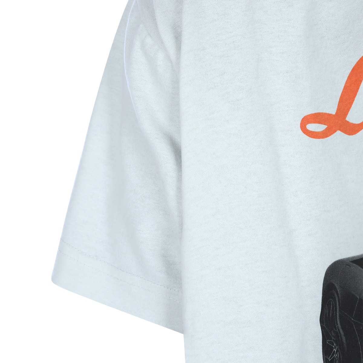 WHITE COTTON T-SHIRT