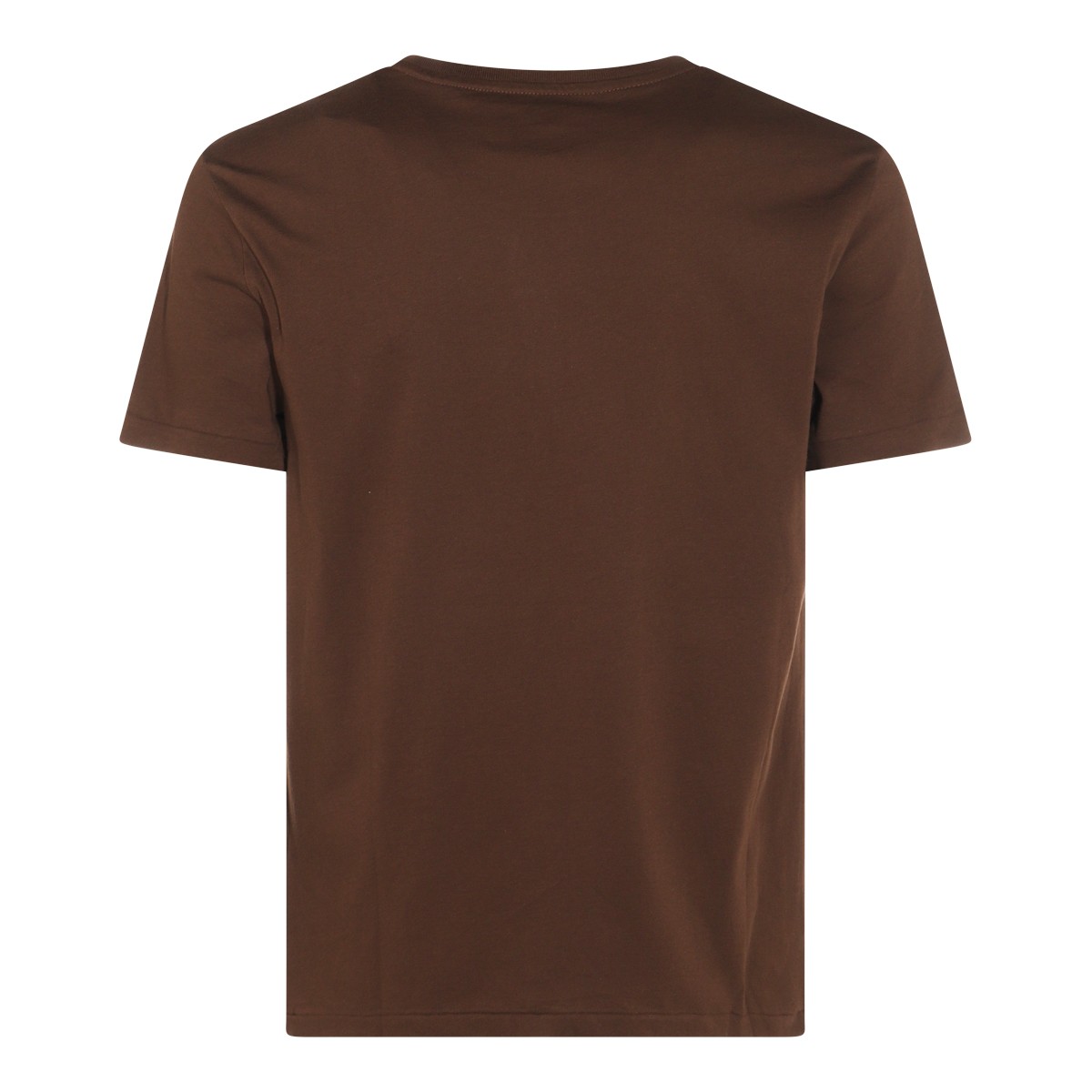 BROWN COTTON T-SHIRT