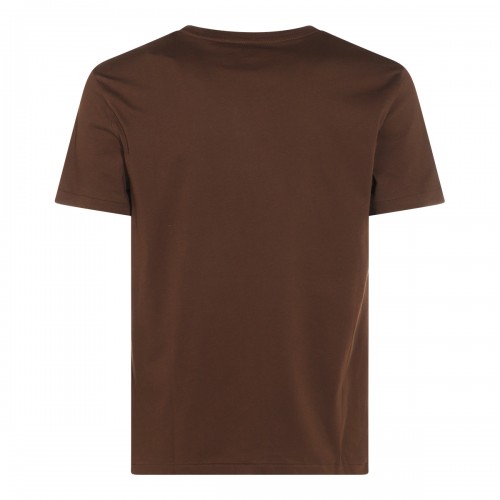 BROWN COTTON T-SHIRT