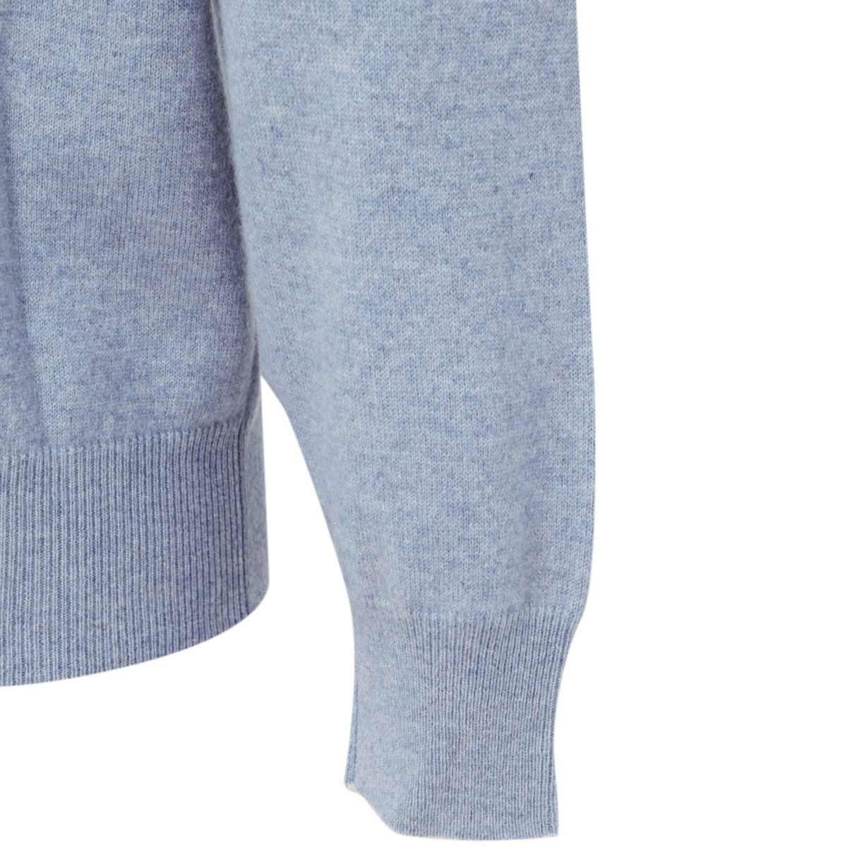 LIGHT BLUE COTTON KNITWEAR