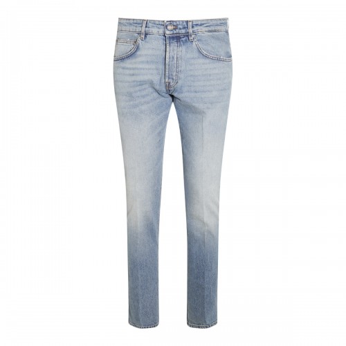 LIGHT BLUE COTTON JEANS