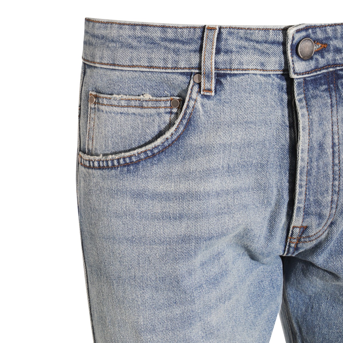 LIGHT BLUE COTTON JEANS