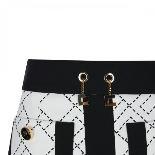 BLACK AND WHITE SKIRT