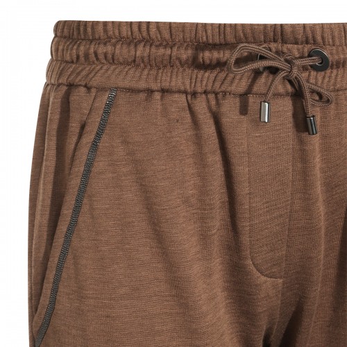 BROWN COTTON PANTS