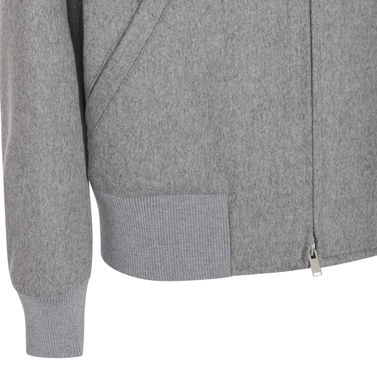 GREY WOOL CASUAL JACKET