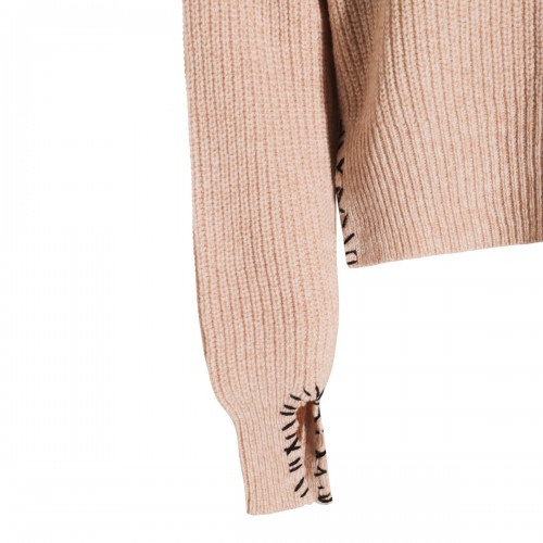 PINK WOOL KNITWEAR