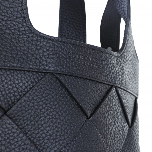 BLACK LEATHER DIAGO SMALL BAG