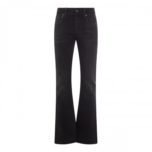 BLACK COTTON JEANS