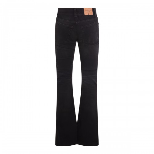 BLACK COTTON JEANS