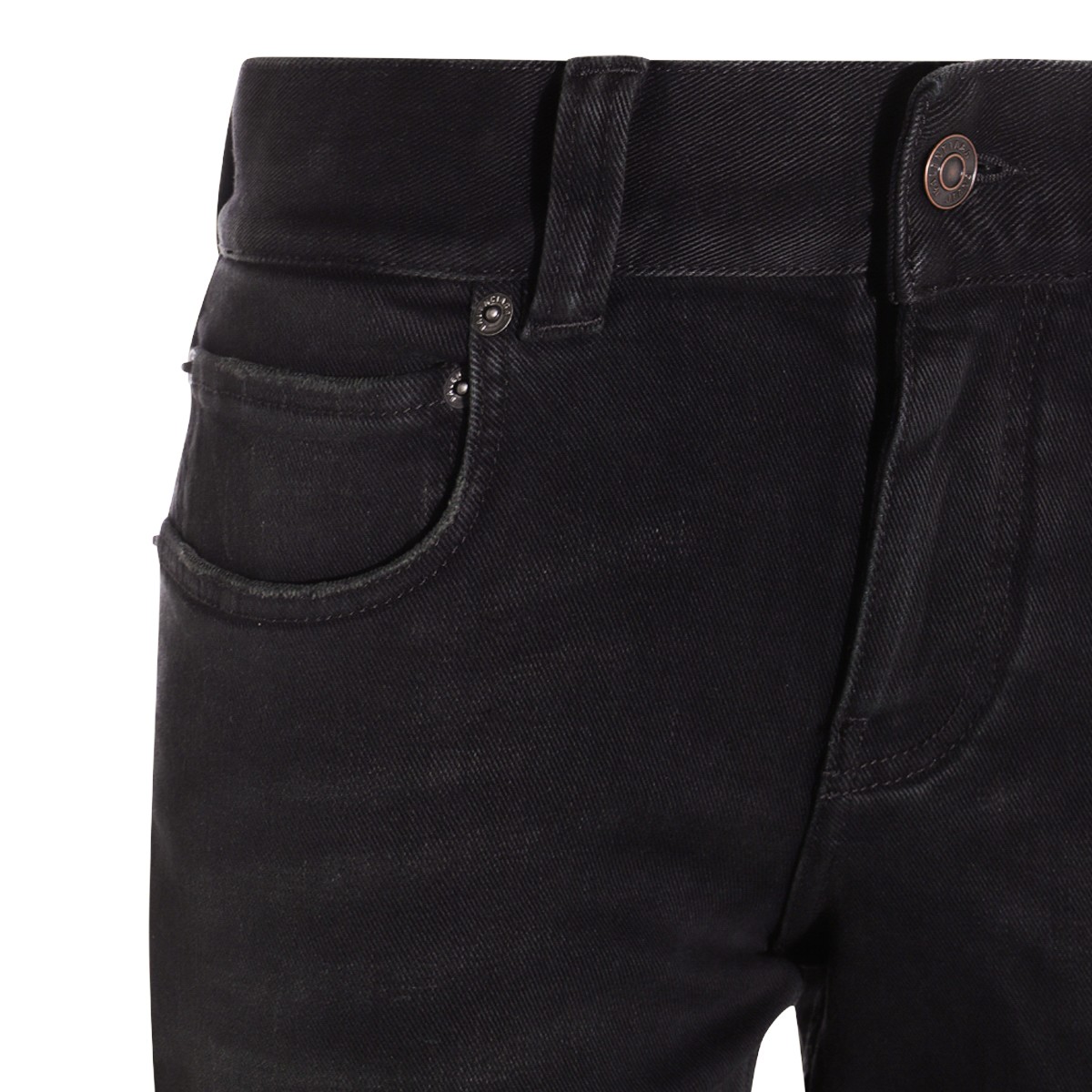 BLACK COTTON JEANS