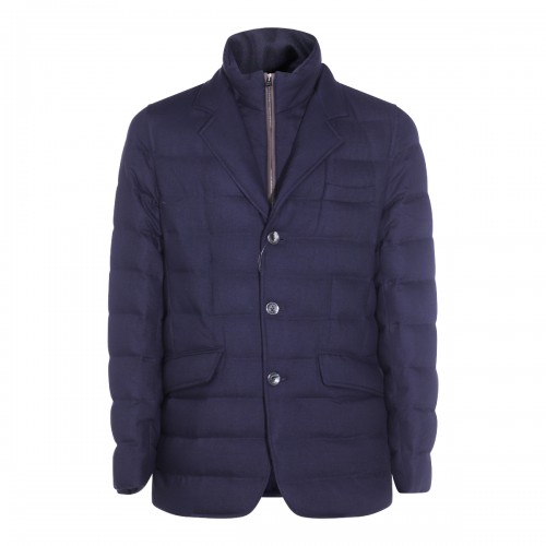 DARK BLUE DOWN JACKET