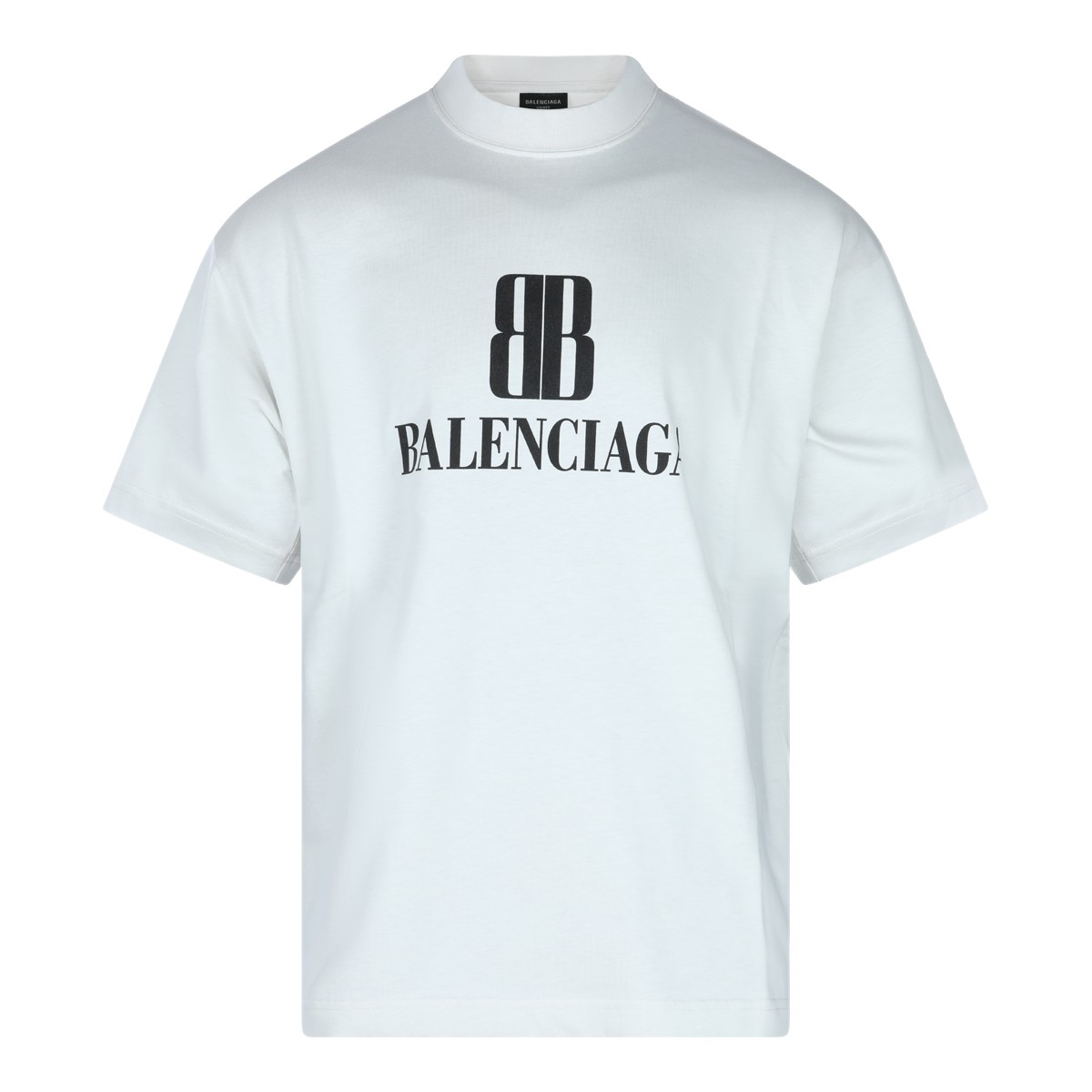 WHITE COTTON T-SHIRT
