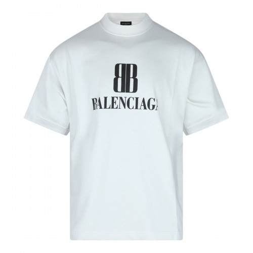 WHITE COTTON T-SHIRT