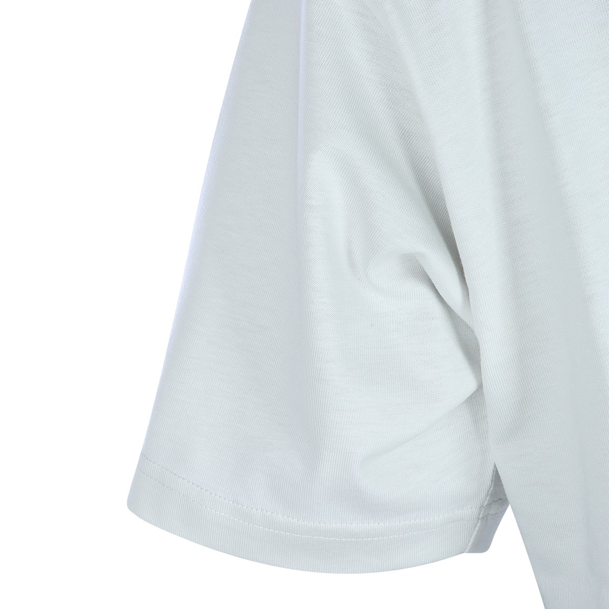 WHITE COTTON T-SHIRT