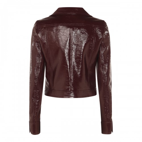 BURGUNDY COTTON CASUAL JACKET 2