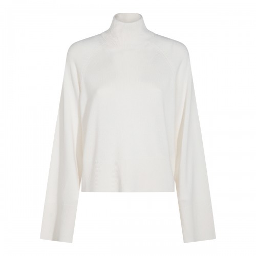 WHITE CASHMERE KNITWEAR