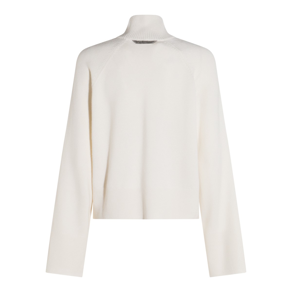 WHITE CASHMERE KNITWEAR