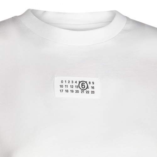WHITE COTTON T-SHIRT