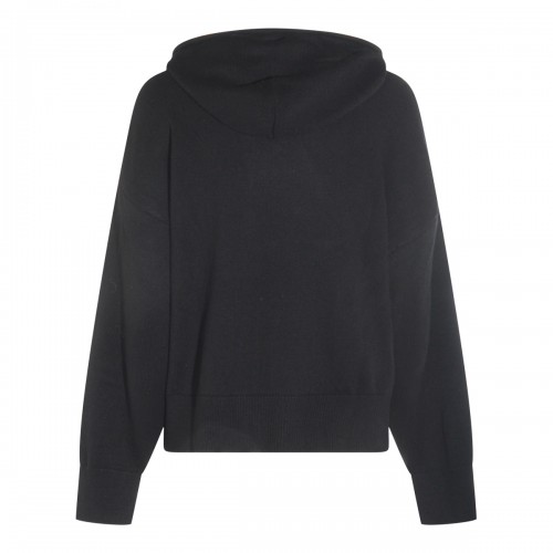 BLACK WOOL MANLIO SWEATSHIRT