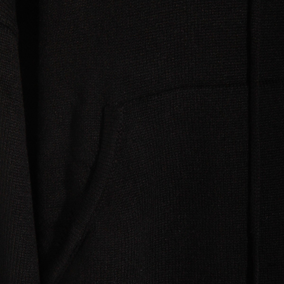 BLACK WOOL MANLIO SWEATSHIRT