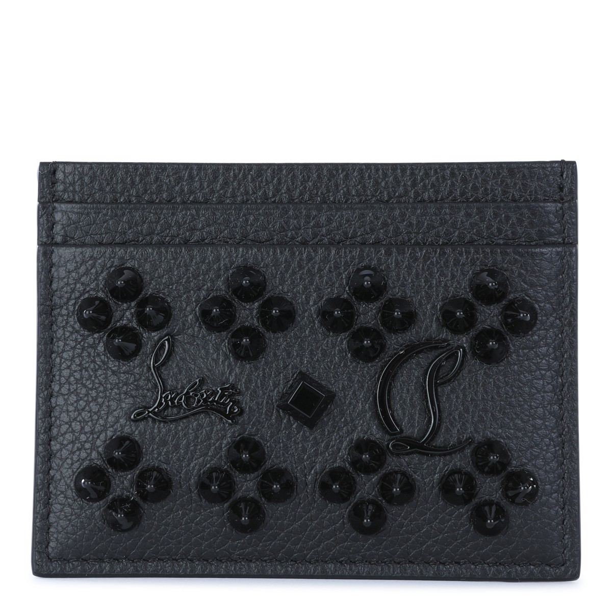 BLACK LEATHER KIOS CARD HOLDER