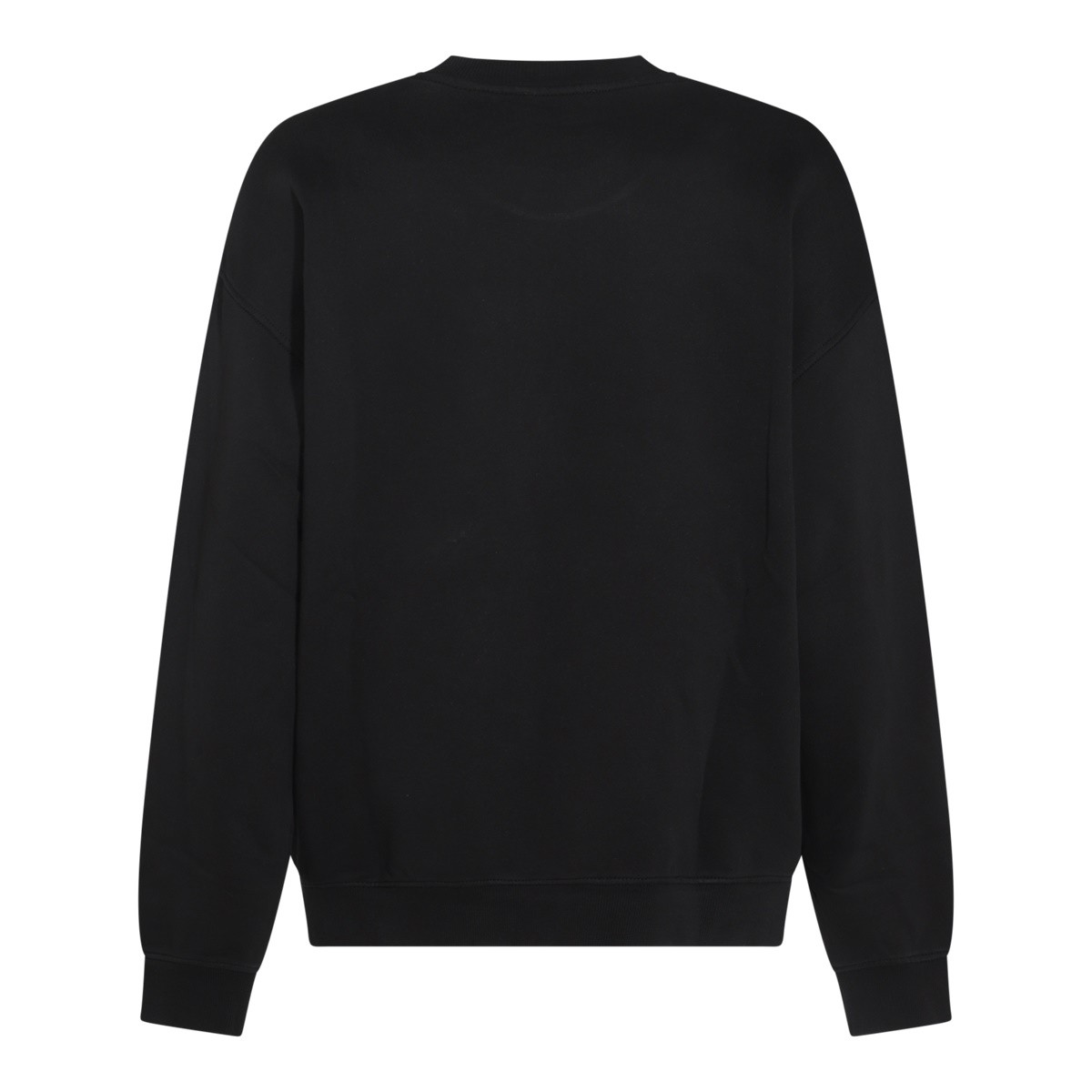 BLACK COTTON SWEATSHIRT