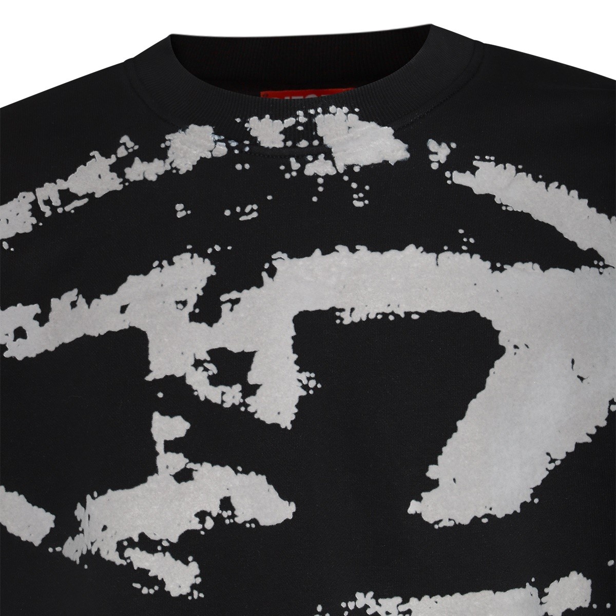 BLACK COTTON SWEATSHIRT