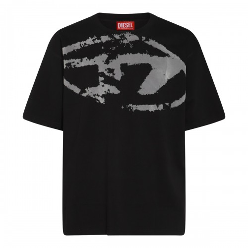 BLACK COTTON T-SHIRT