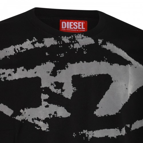 BLACK COTTON T-SHIRT