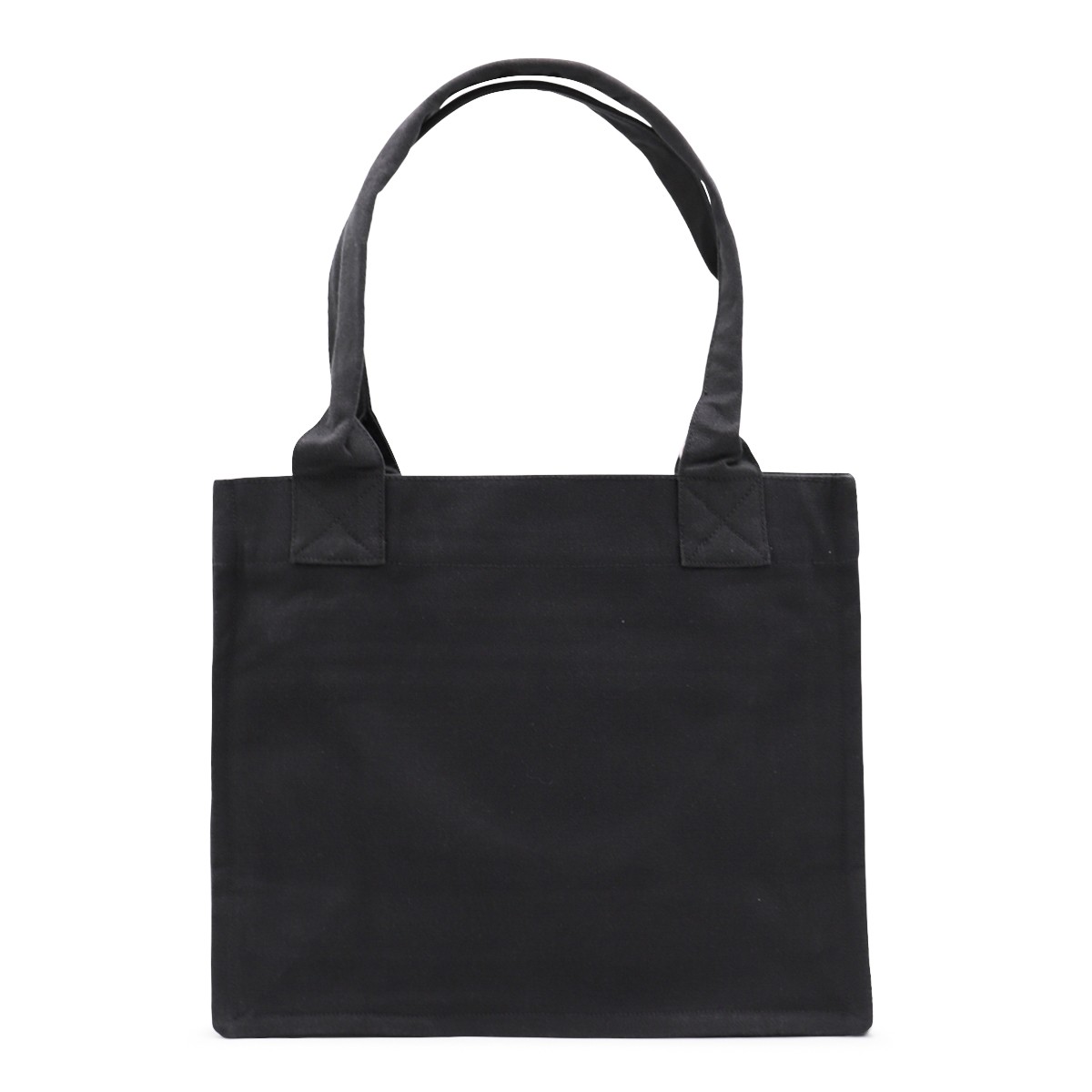 BLACK COTTON TOTE