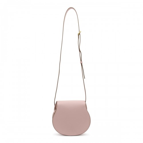 LIGHT ROSE LEATHER MARCIE CROSSBODY BAG