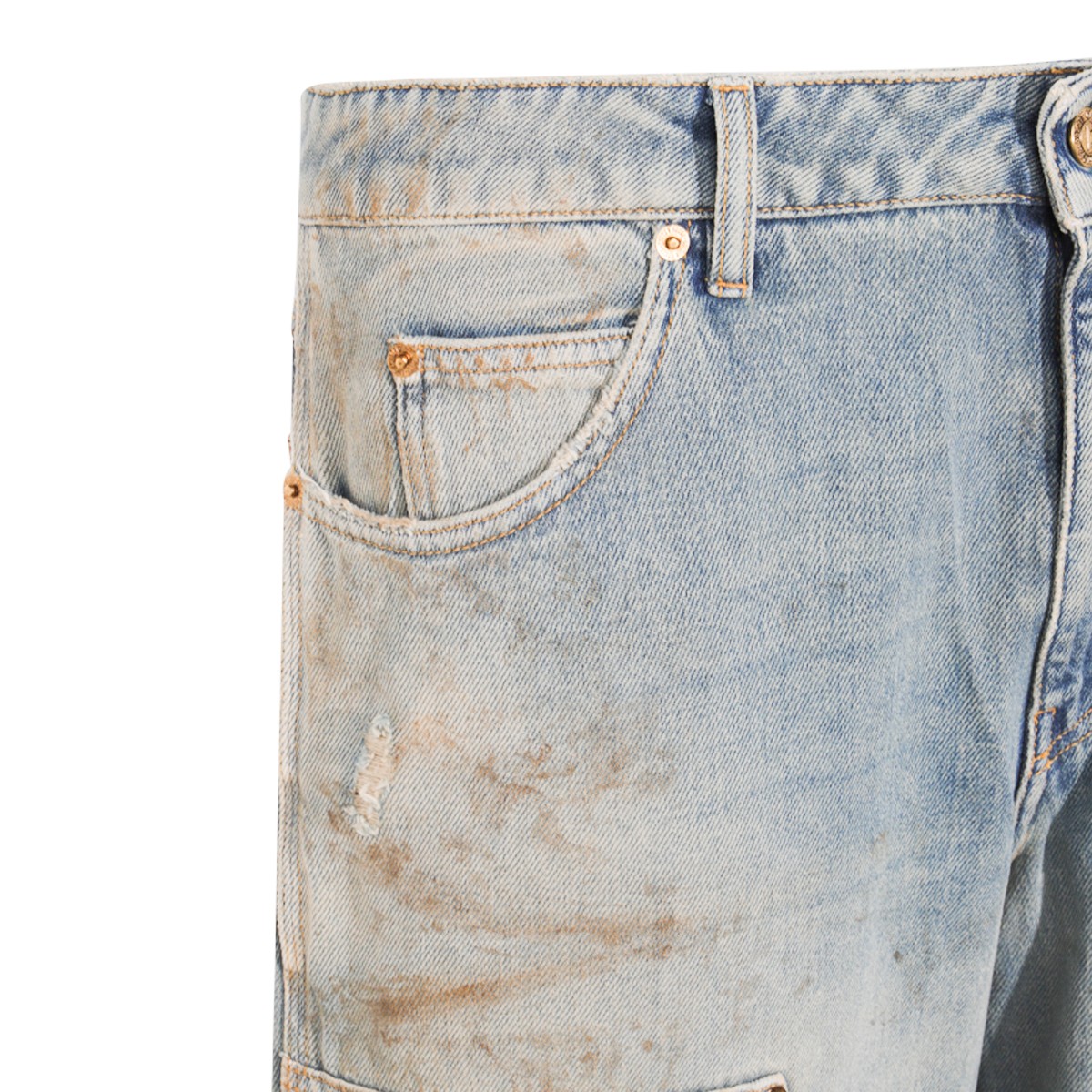 LIGHT BLUE COTTON JEANS LIGHT BLUE COTTON JEANS
