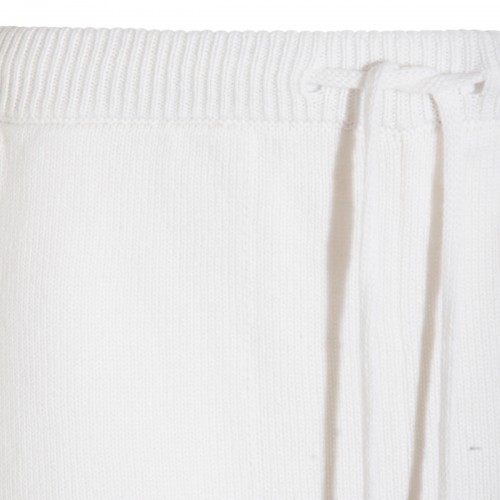 WHITE WOOL MARCIANO PANTS