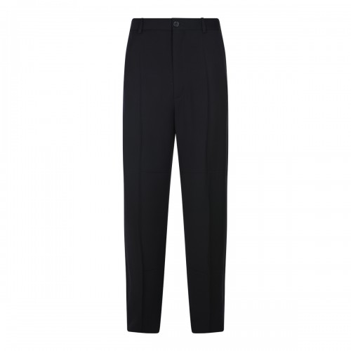 BLACK WOOL PANTS