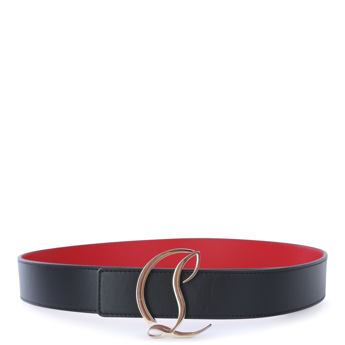BLACK LEATHER CL BELT