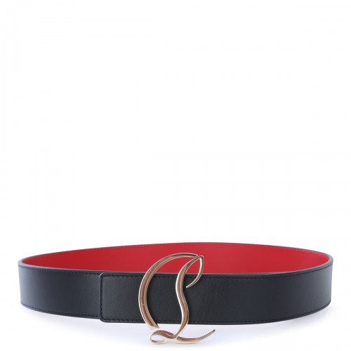 BLACK LEATHER CL BELT