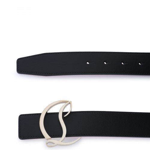 BLACK LEATHER CL BELT