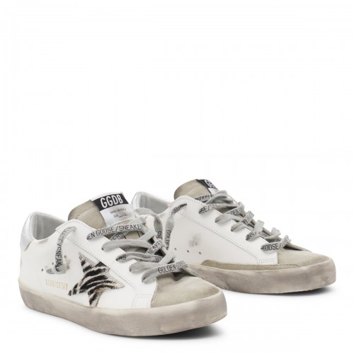 WHITE LEATHER SUPER STAR... 2