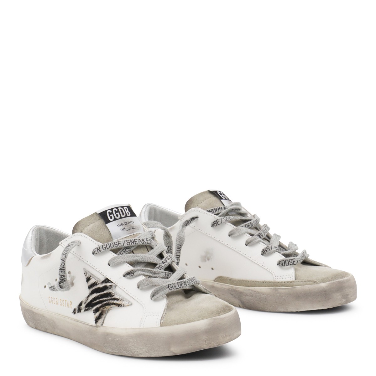 WHITE LEATHER SUPER STAR SNEAKERS WHITE LEATHER SUPER STAR SNEAKERS