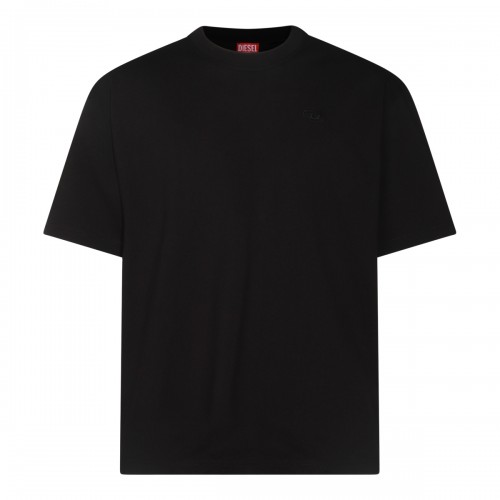BLACK COTTON T.SHIRT