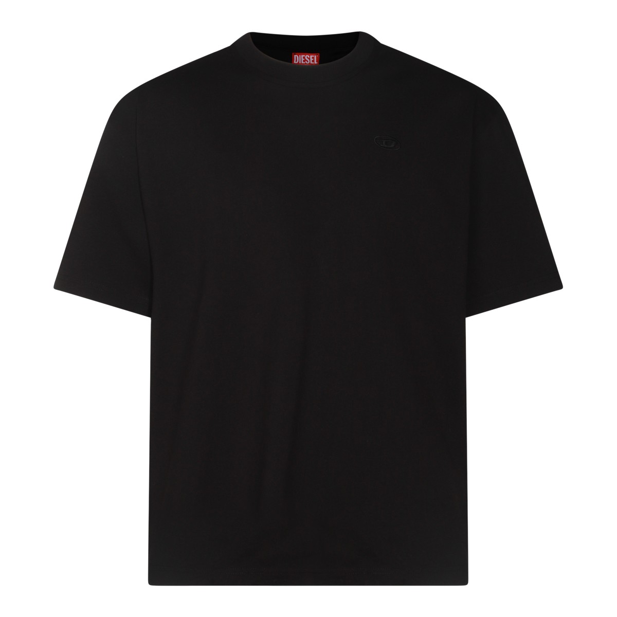 BLACK COTTON T.SHIRT