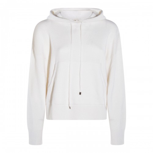 WHITE WOOL MANLIO SWEATSHIRT